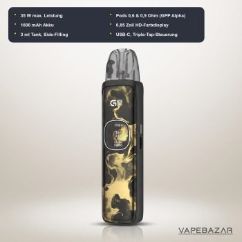 Uwell Caliburn G5 Black Gold – technische Daten und Specs