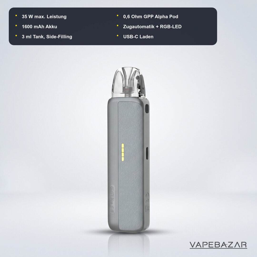 uwell caliburn g5 lite se gray leather 02 | Vapebazar Uwell Caliburn G5 Lite Se Gray Leather Technische Daten