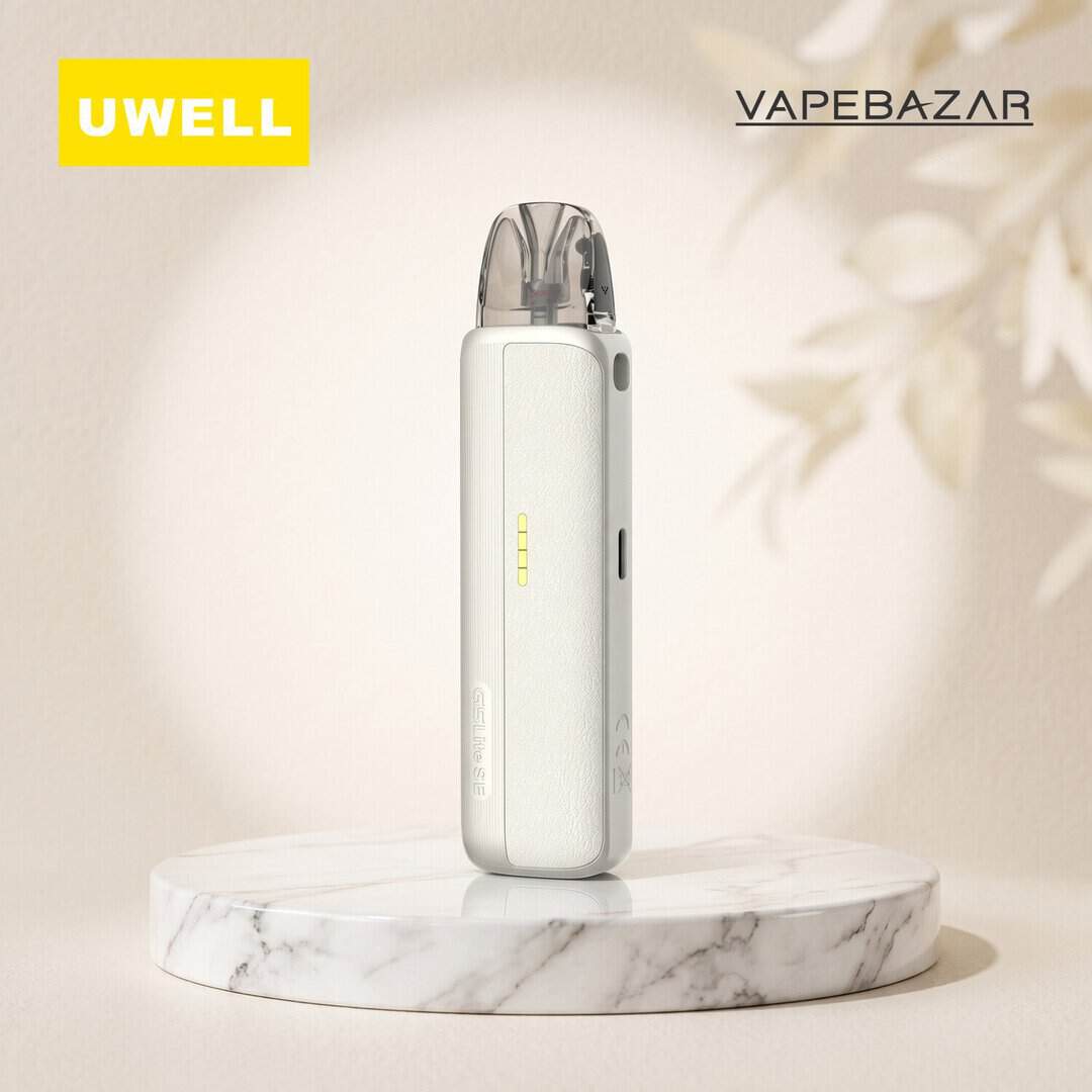 uwell caliburn g5 lite se white leather 01 | Vapebazar Uwell Caliburn G5 Lite Se E-Zigaretten Set White Leather