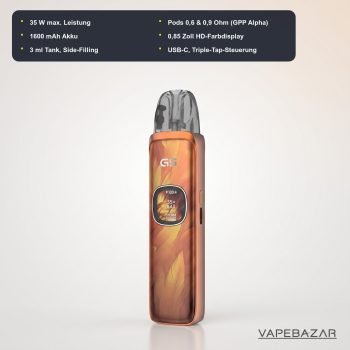 Uwell Caliburn G5 Orange Feathers – technische Daten und Specs