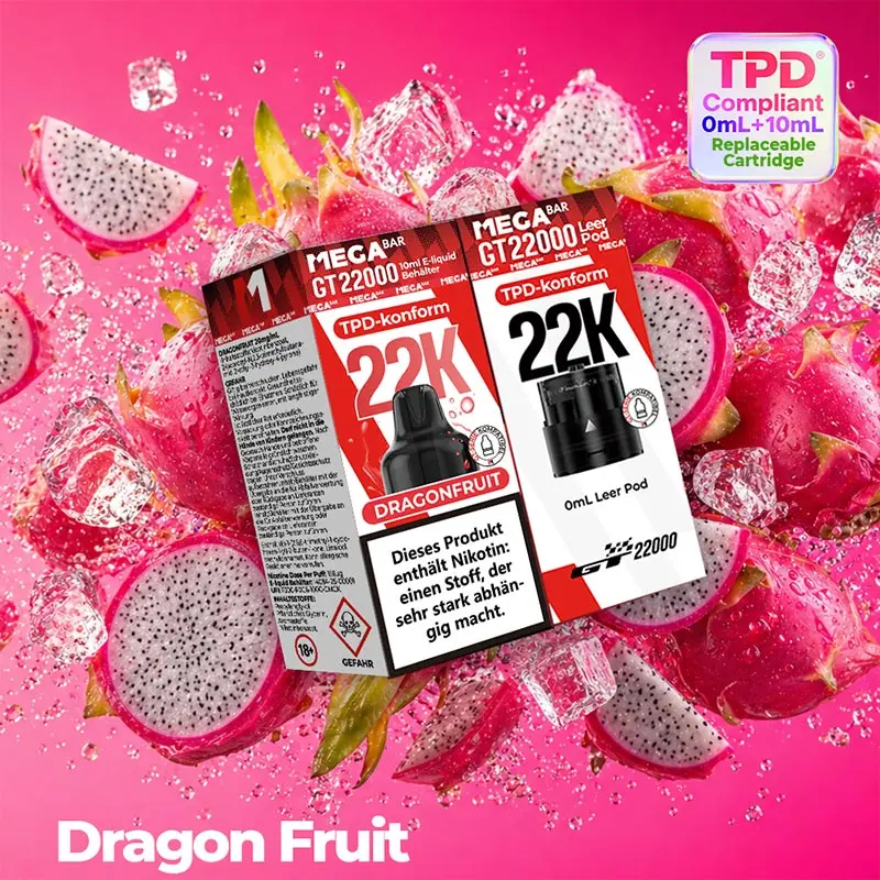 08 Megabar GT22000 Dragonfruit | Vapebazar Megabar Gt22000 Dragonfruit Vapebazar