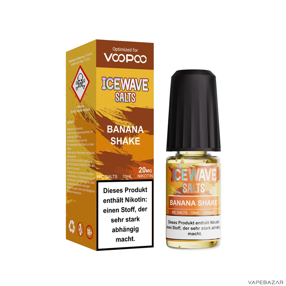09 Icewave Banana Shake | Vapebazar Icewave Salt Vapebazar