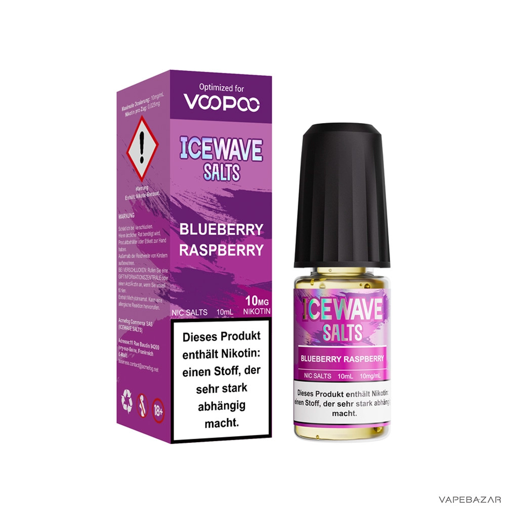 10 Icewave Blueberry Raspberry | Vapebazar Icewave Salt Vapebazar