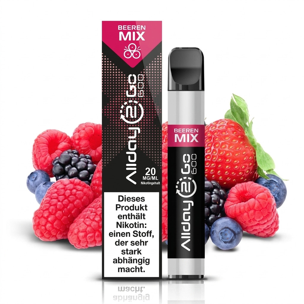 Allday2Go Beerenmix Drittbild | Vapebazar Allday2Go – Beerenmix – Einweg Vape