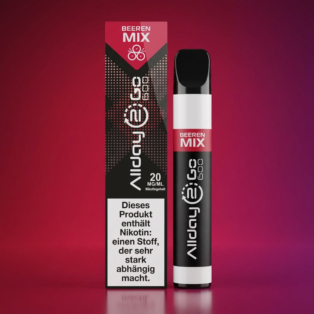 Allday2Go Beerenmix Zweitbild | Vapebazar Allday2Go – Beerenmix – Einweg Vape