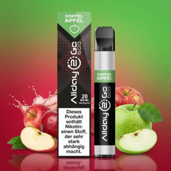 Allday2Go – Doppelapfel – Einweg Vape