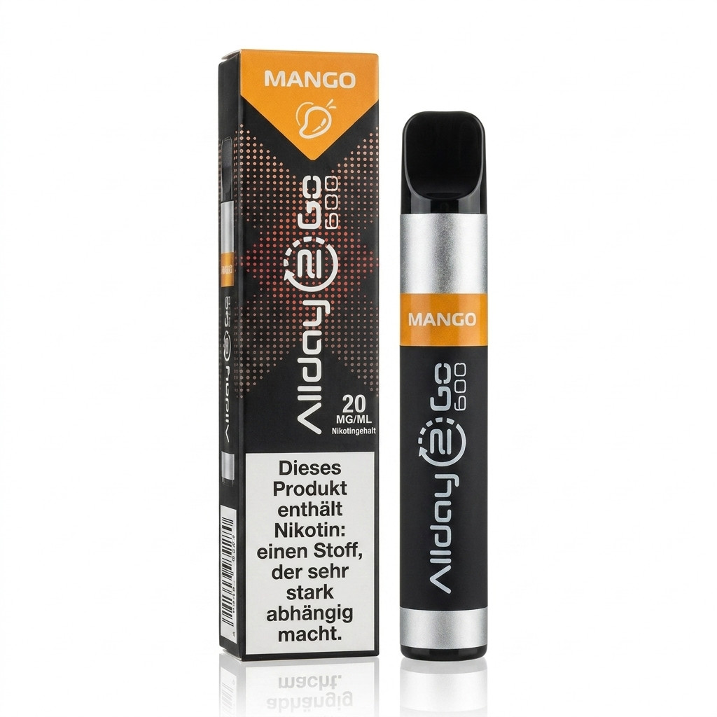 Allday2Go Mango Drittbild | Vapebazar Allday2Go – Mango – Einweg Vape