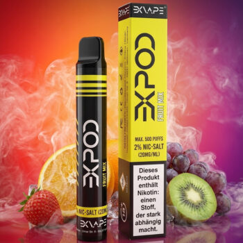 Exvape Expod – Fruit Mix – Einweg Vape 20mg