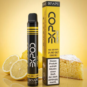 Exvape Expod – Lemon Cake – Einweg Vape 20mg