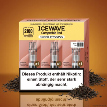 ICEWAVE Pod - Black Tea - 3er Pack