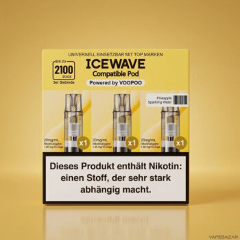 Icewave Pod - Pineapple Sparkling Water - ohne Frucht