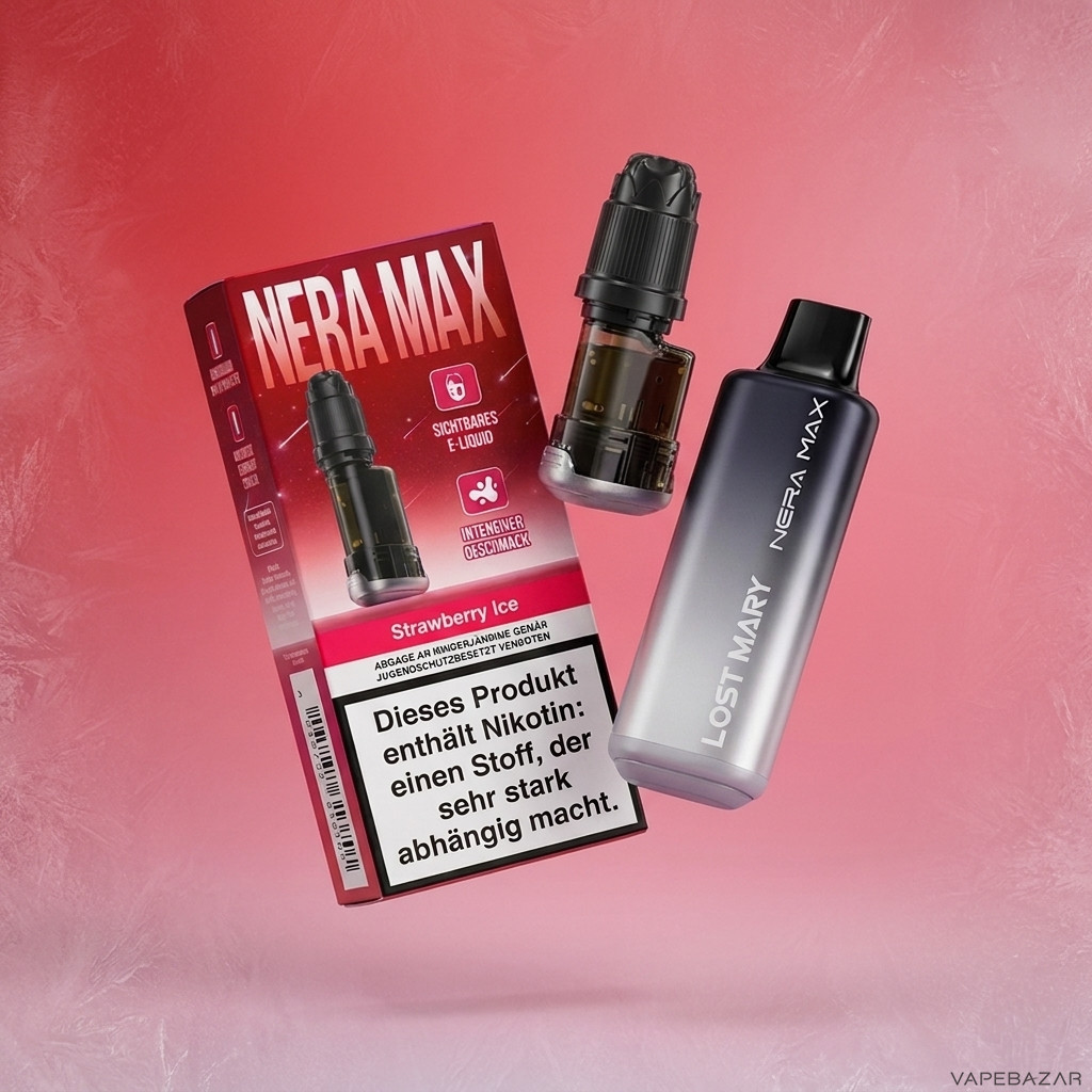 Lost Mary Nera Max Strawberry Ice 2 | Vapebazar Lost Mary Nera Max Strawberry Ice Vapebazar
