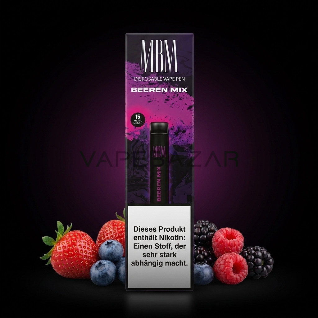 MBM Einweg Vape Beeren Mix Erstbild | Vapebazar Mbm Einweg Vape – Beeren Mix