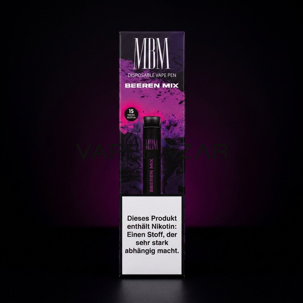 MBM Einweg Vape Beeren Mix dunkel | Vapebazar Mbm Einweg Vape – Beeren Mix – Dunkel