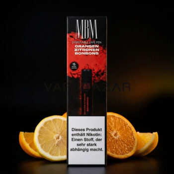 MBM Einweg Vape – Orangen Zitronen Bonbons