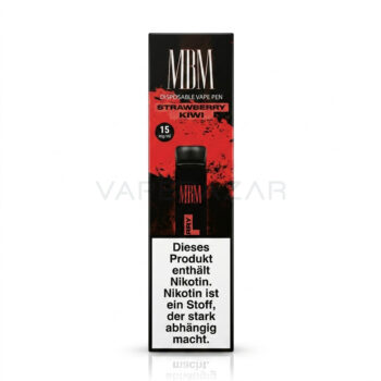 MBM Einweg Vape – Strawberry Kiwi – weiss