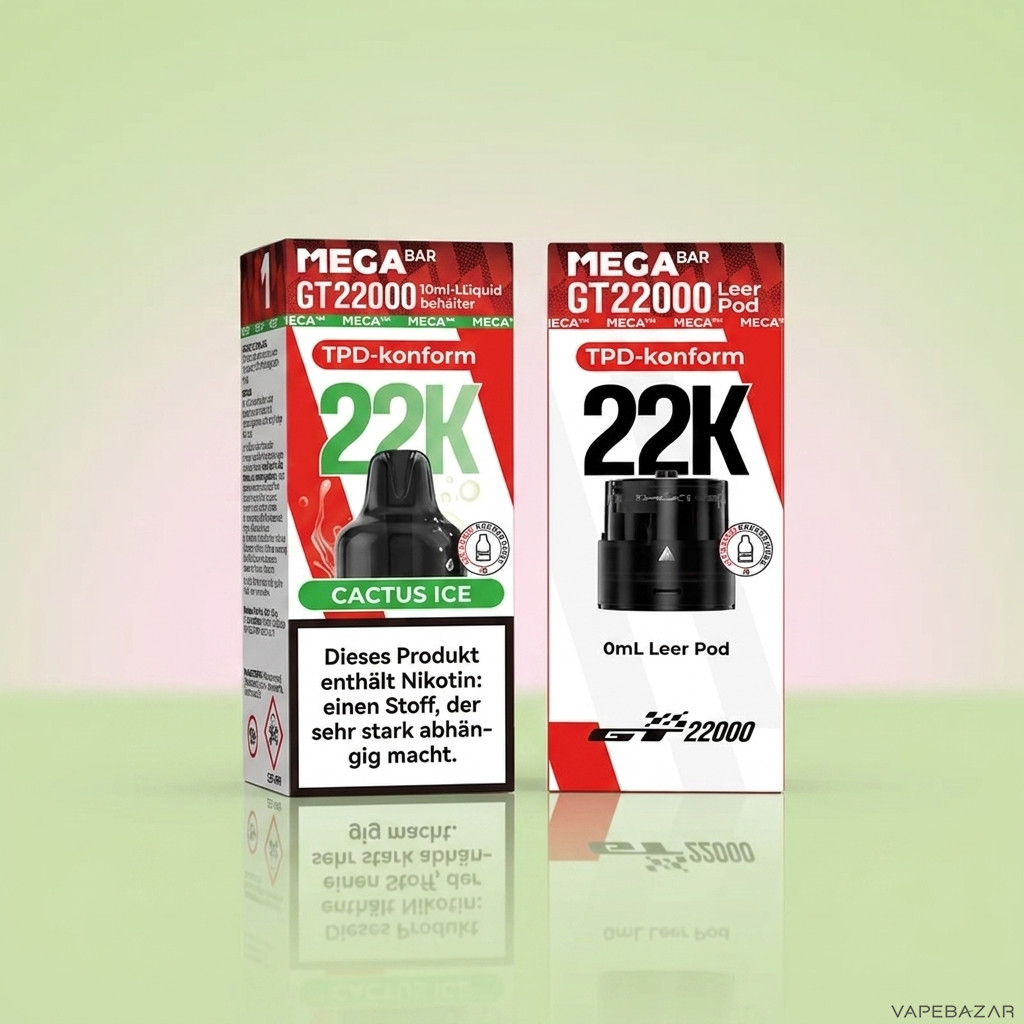 Megabar GT22000 Cactus Ice dezent | Vapebazar Megabar Gt22000 Cactus Ice Vapebazar
