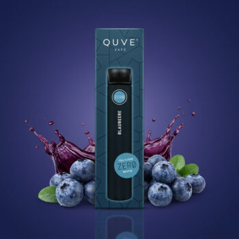 QUVE Vape – Blaubeere – Nikotinfrei Einweg Vape