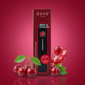 QUVE Vape – Cherrychups – Nikotinfrei Einweg Vape