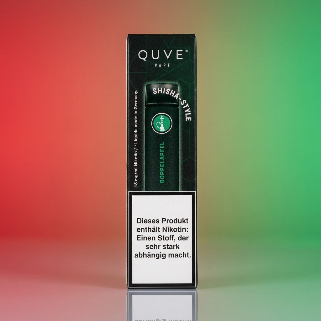 QUVE Vape Doppelapfel Zweitbild | Vapebazar Quve Vape – Doppelapfel – Einweg Vape