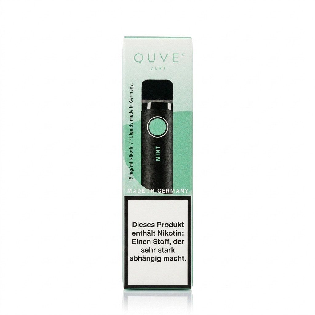 QUVE Vape Mint Drittbild | Vapebazar Quve Vape – Mint – Einweg Vape