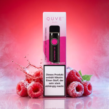 QUVE Vape – Raspberry Ice – Einweg Vape