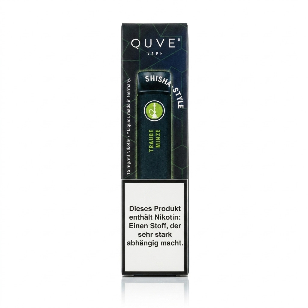 QUVE Vape Traube Minze Drittbild | Vapebazar Quve Vape – Traube Minze – Einweg Vape