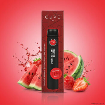 QUVE Vape – Wassermelone Erdbeer – Nikotinfrei Einweg Vape