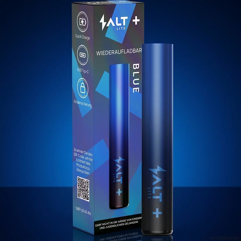 Salt Lite Blue mit Verpackung | Vapebazar Salt+ Lite Akku – Blue – Mit Verpackung