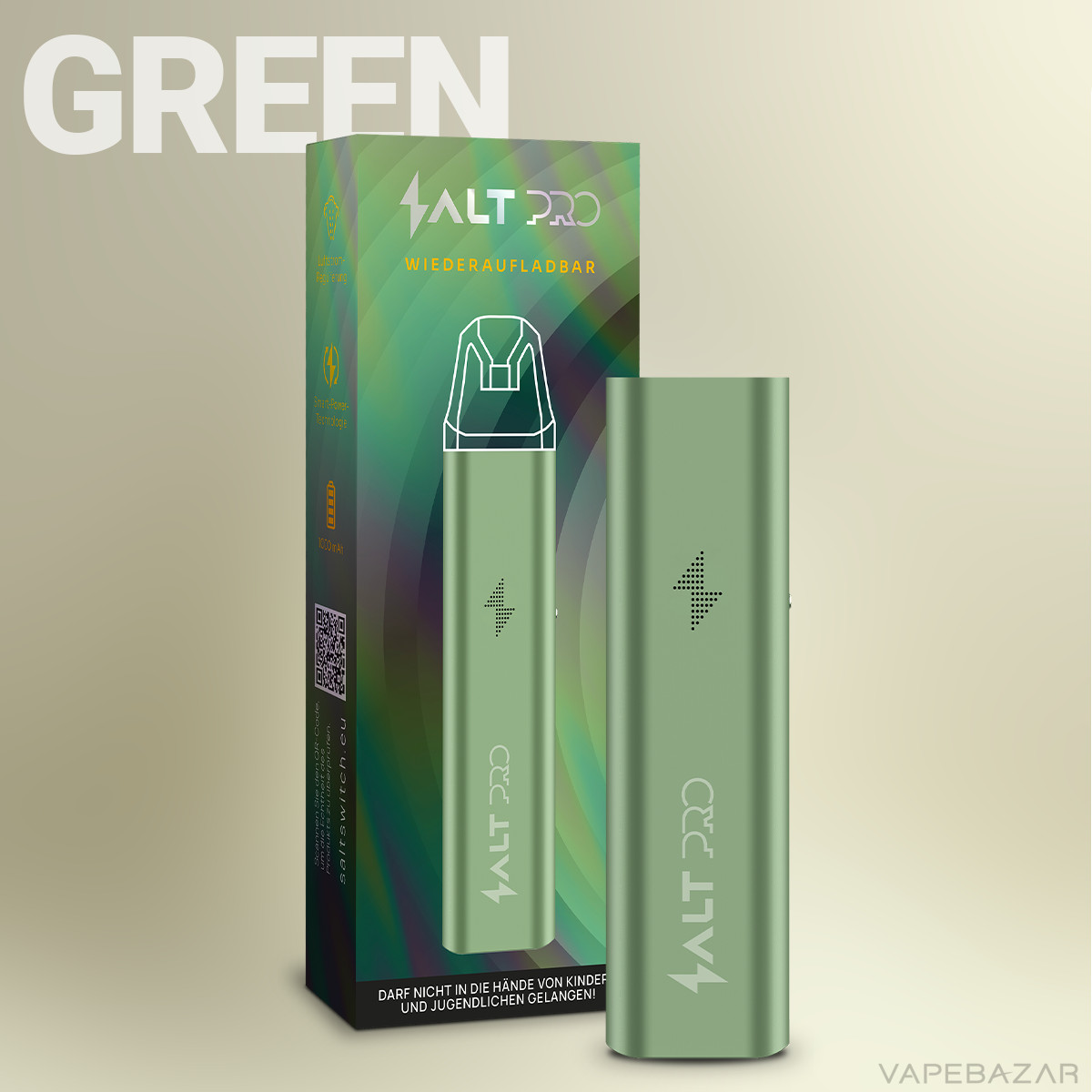 Salt Pro Device Green 1 | Vapebazar Salt Pro Device – Green-1