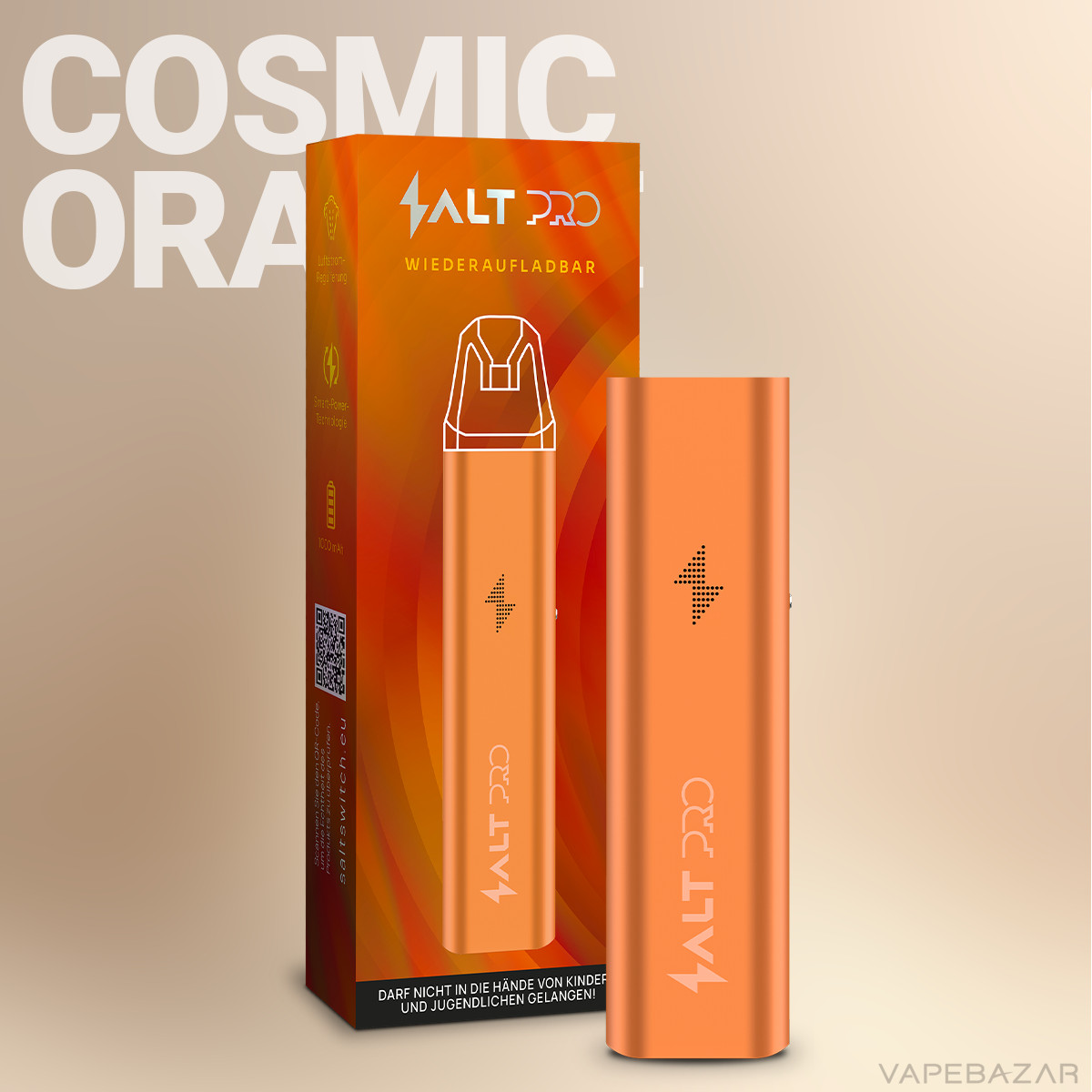 Salt Pro Device Orange 1 | Vapebazar Salt Pro Device – Orange-1