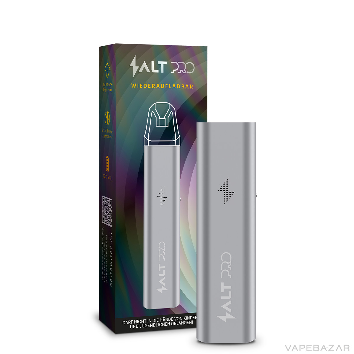 Salt Pro Device Silver | Vapebazar Salt Pro Device – Silver