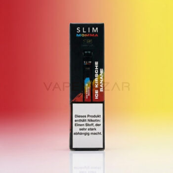 Slim Momma Einweg Vape – Ice Kirsche Banane – Zweitbild