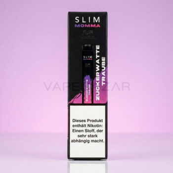 Slim Momma Einweg Vape – Zuckerwatte Traube – Zweitbild