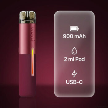 Vozol Sleek Basisgerät – Wine Red – Specs