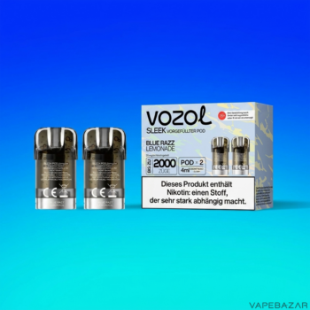 Vozol Sleek – Blue Razz Lemonade – Clean