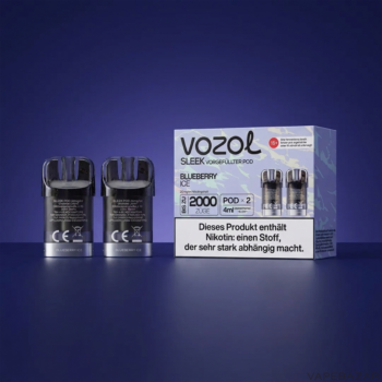 Vozol Sleek – Blueberry Ice – Clean