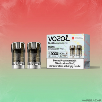 Vozol Sleek – Frozen Strawberry Kiwi – Clean
