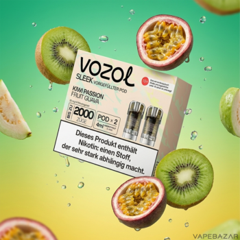 Vozol Sleek – Kiwi Passion Fruit Guava