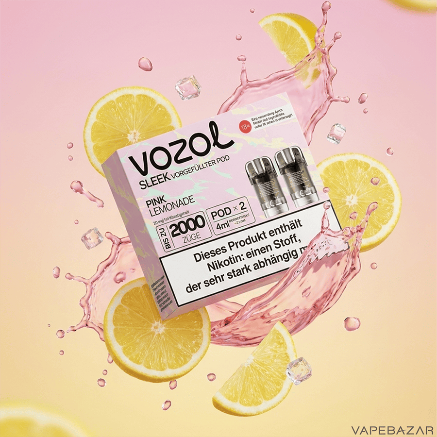 Vozol Sleek Pink Lemonade | Vapebazar Vozol Sleek – Pink Lemonade