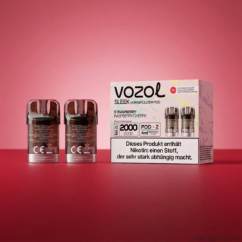 Vozol Sleek – Strawberry Raspberry Cherry – Clean