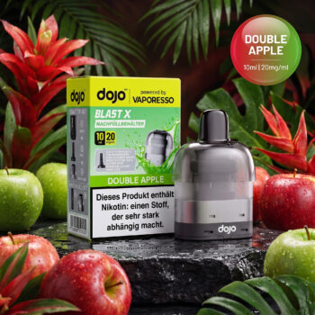 Vaporesso Dojo Blast X Pod Nachfüllbehälter 10ml - Double Apple - 20mg