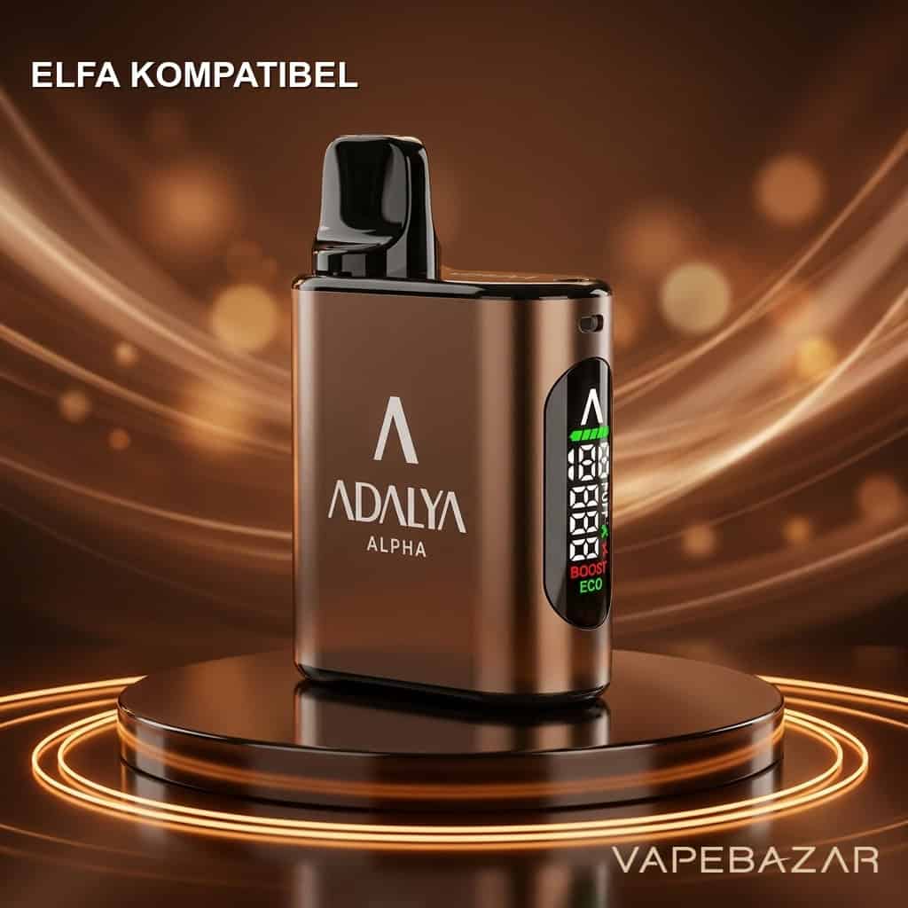 img Coffee Brown | Vapebazar Adalya Alpha Akkuträger – Coffee Brown (Inkl. Leerpod)