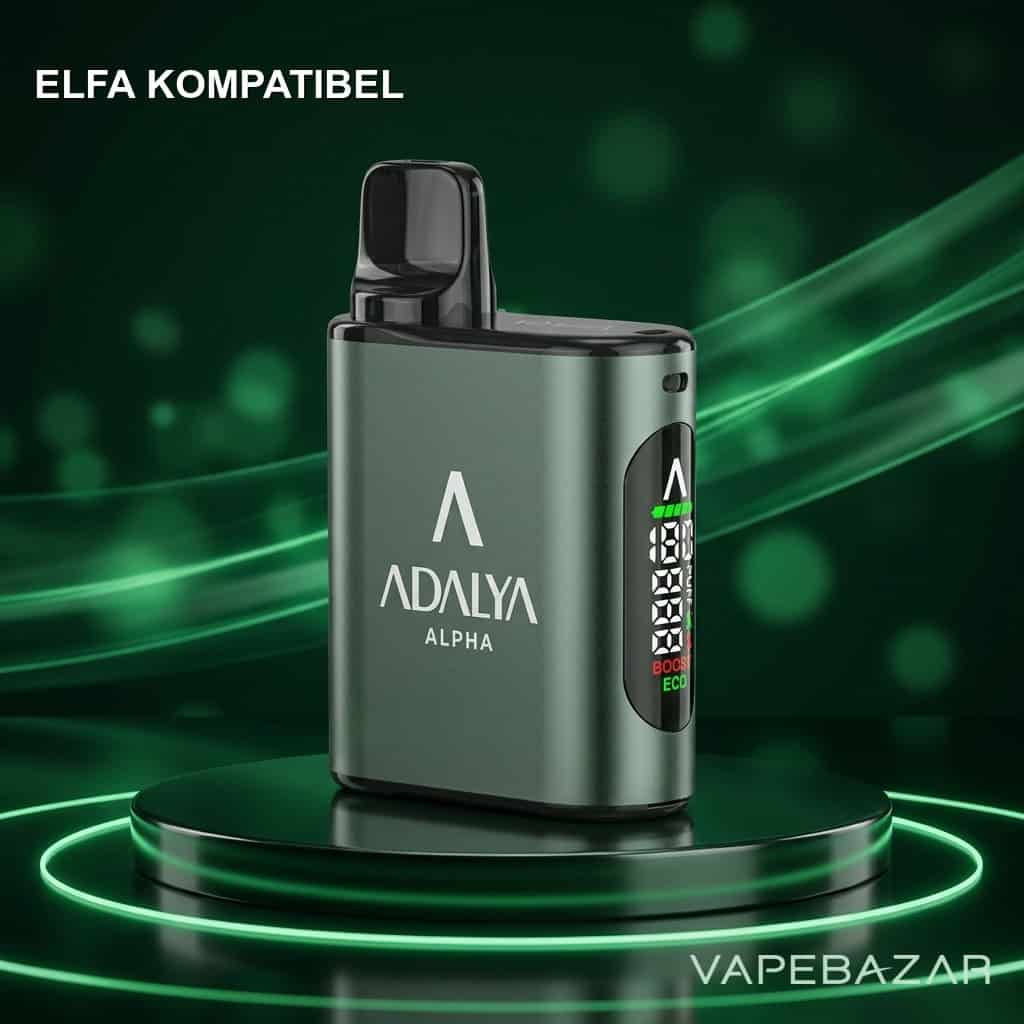 img Shadow Green | Vapebazar Adalya Alpha Akkuträger – Shadow Green (Inkl. Leerpod)