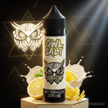 OWL Salt Longfill Buttermilch Zitrone Aroma 10ml in 60ml