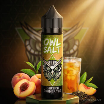 OWL Salt Longfill Pfirsich Grüner Tee Aroma 10ml in 60ml