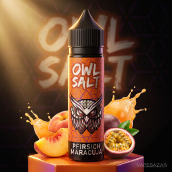 OWL Salt Longfill Pfirsich Maracuja Aroma 10ml in 60ml