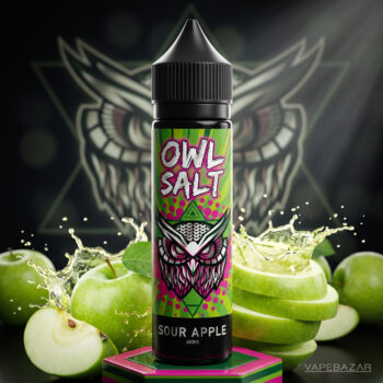 OWL Salt Longfill Sour Apple Aroma 10ml in 60ml