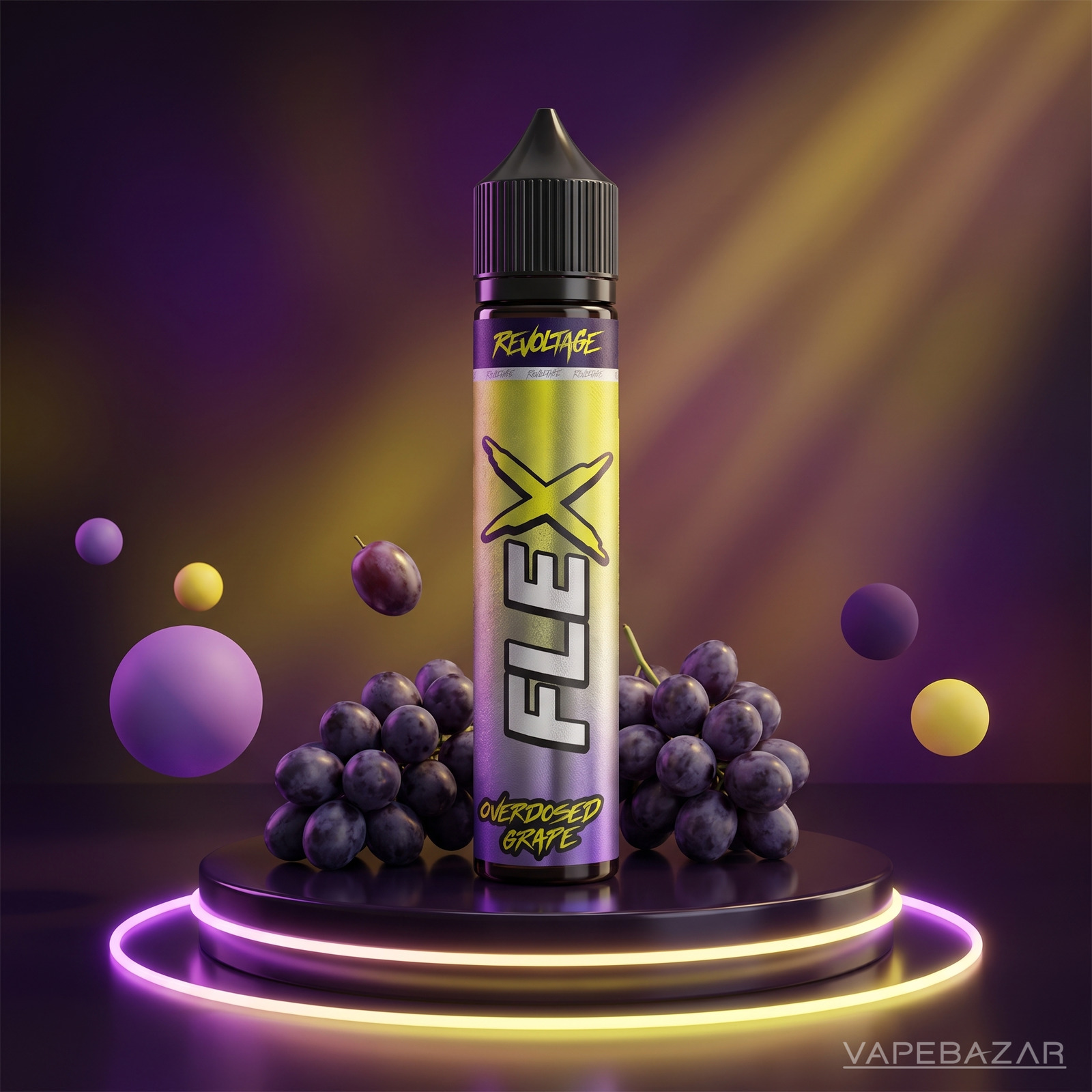 revoltage flex longfill overdosed grape 7ml | Vapebazar Revoltage Flex Longfill 7 Ml - Overdosed Grape – Longfill Aroma