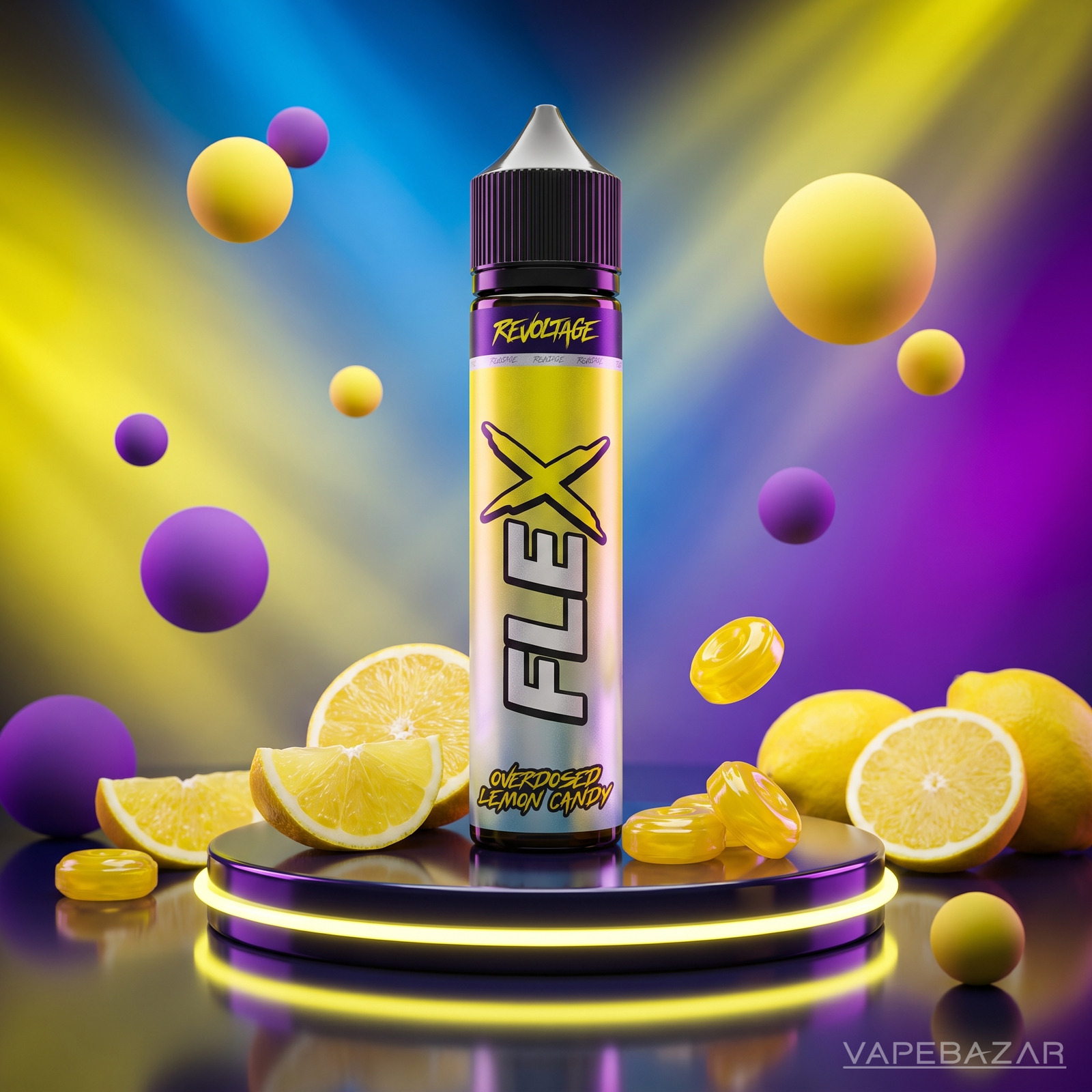 revoltage flex longfill overdosed lemon candy 7ml | Vapebazar Revoltage Flex Longfill 7 Ml - Overdosed Lemon Candy – Longfill Aroma
